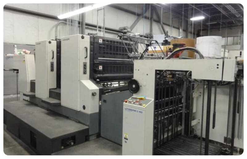 Offset Printing Machine 2 Colour 28'x40'